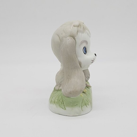 Lefton Dog Figure With Ladybug on Tail Kitschy Figurine Vintage MCM 3.5" High - Picture 3 of 8